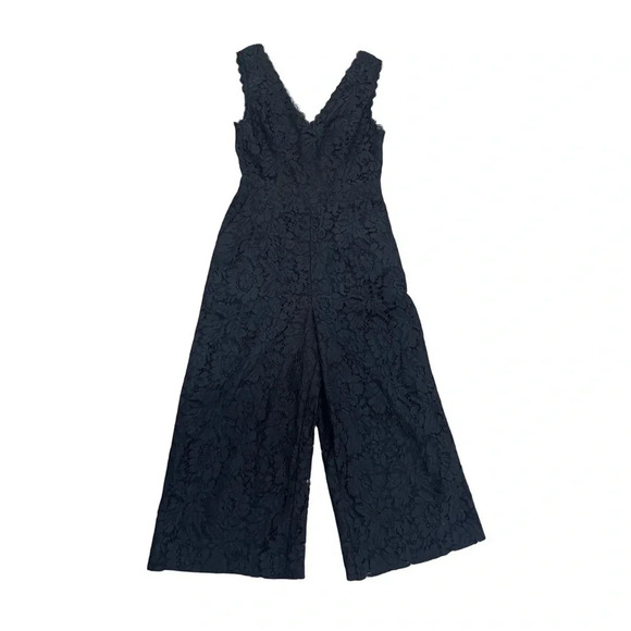 Anthropologie Greylin Farrah Cropped Lace Jumpsuit  Black Size XS - Picture 5 of 10